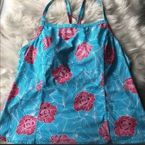 LL Bean swim top size 16